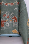 YANYAN KNITS 24 Autumn and Winter Jacket YYK-YYW20-0503-LV Green